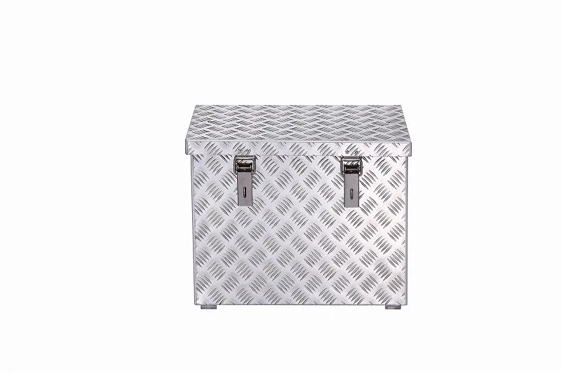 Heavy Duty Aluminum Purpose Underbody Lock Storage Trailer Truck Trailer Chest Box Underbed Tools Organizer with Side Handle