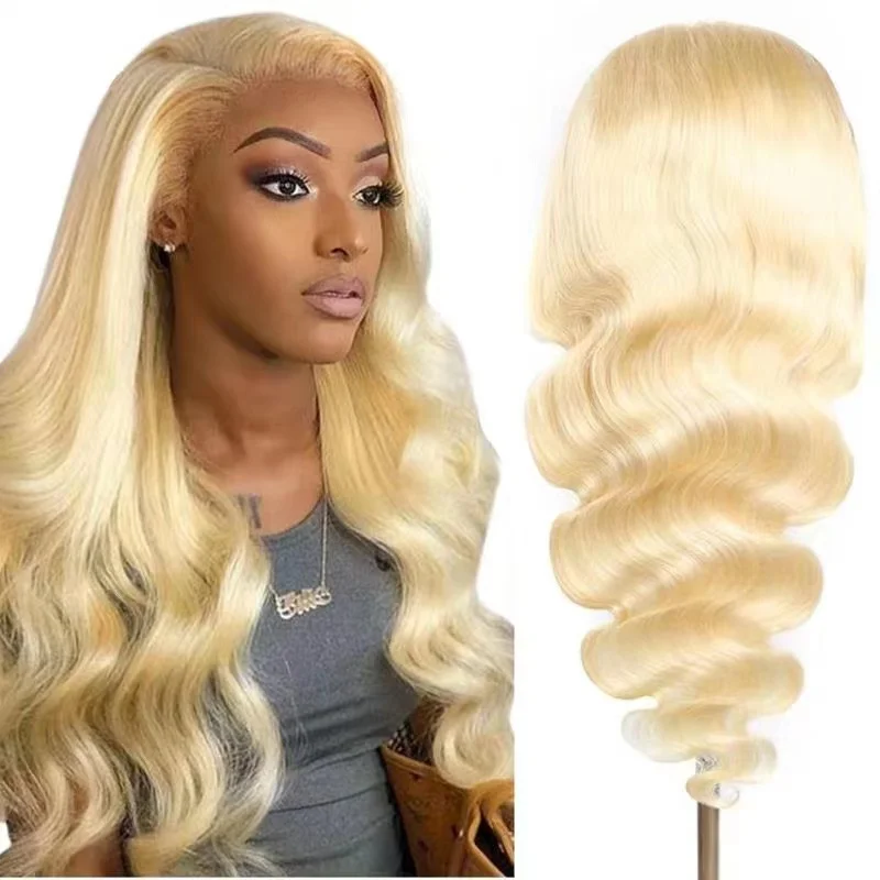 Hot Selling 13x4 Lace Wig Bone Straight 613 Lace Frontal Wig Full Lace Glueless Human Hair Wigs