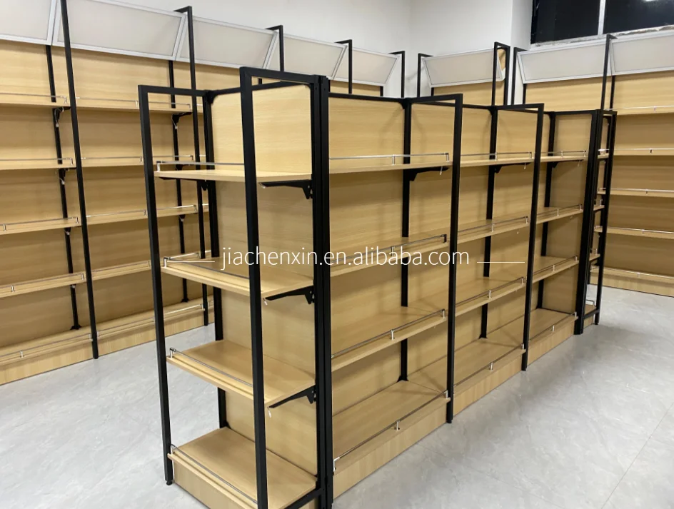 supermarket shelves display racks gondola shelving free 3D design  Customized shelf for  convenience store and grocery store