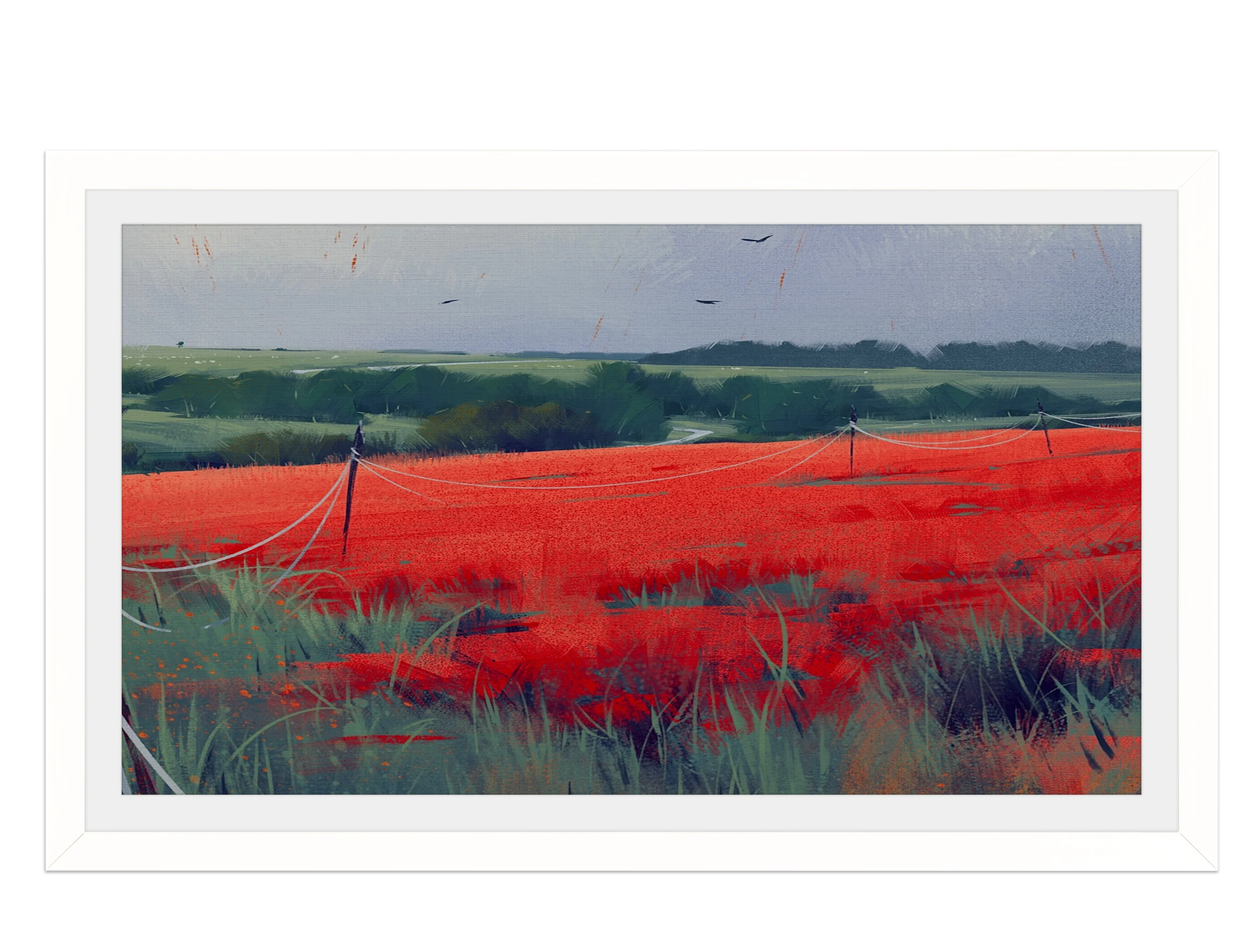 32 43 55 Inch Wall Mounted Full Hd Video Solid wood border  Digital Photo Frame