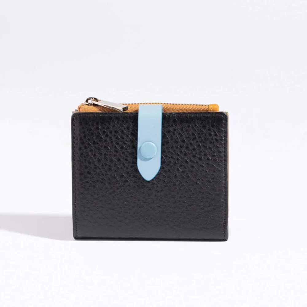 Оптовая продажа, Модные Винтажные женские маленькие дизайнерские кожаные кошельки с держателем для карт на молнии