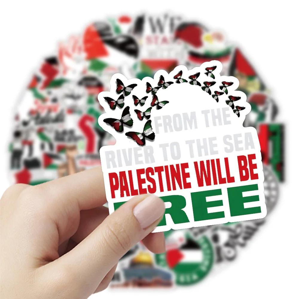 Custom Stickers Personality Graffiti Stickers Suitcase Notebook Suitcase Palestine Skateboard Car Stickers Wholesale