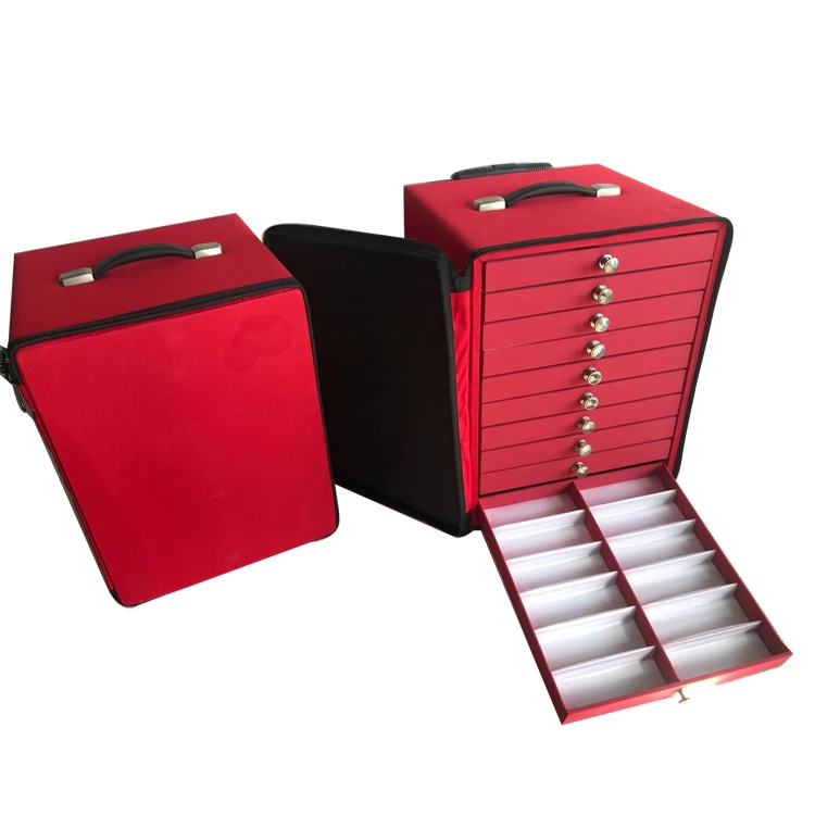 Портативный очки дисплей чемодан 240 шт. оптический колесный дисплей чемодан для очки и выставки очков Витринного шкафа