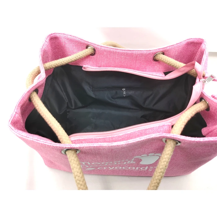 
Hot Sale Jute Handbag Women Bags Fashion Jute Tote Bag with cotton rope Handle 