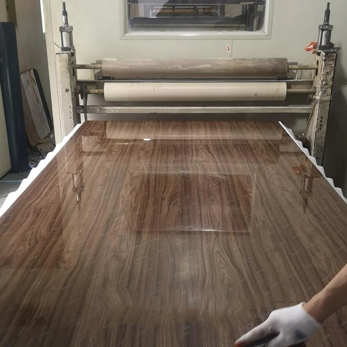 High Glossy Uv Mdf Board 18mm Uv Coated Mdf Board For Kitchen Cabinets