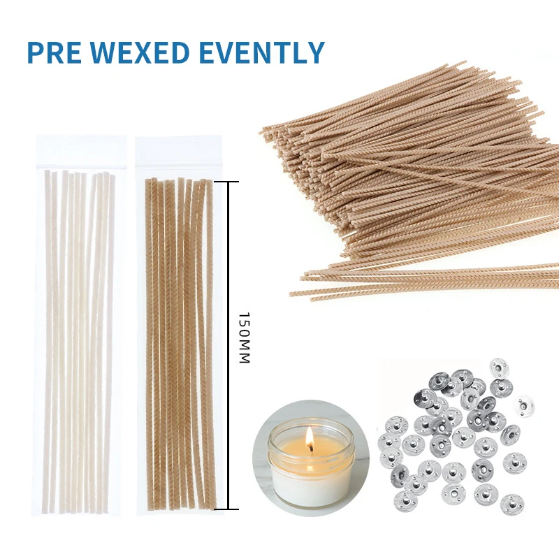 Wholesale Hot Sale Cotton Fiber Smokeless Candle Accessories Candle Wicks For Making DIY Candles