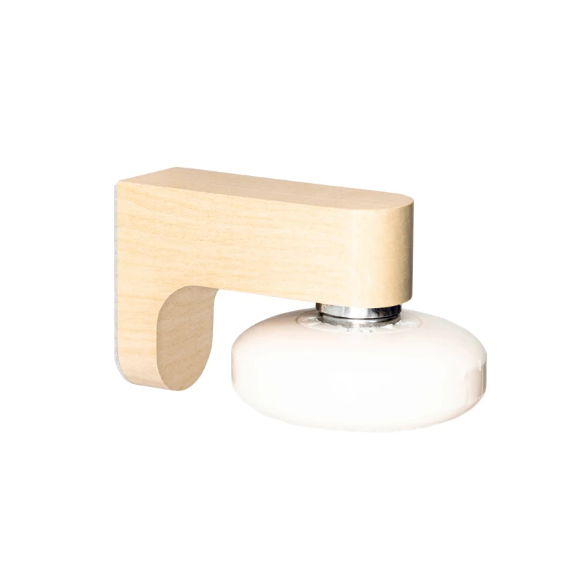 2024 Wood magnetic soap holder Wooden Magnetic Soap Case Holder with Magnet Sucker