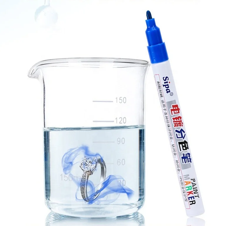 SIPA Paint Acid and Alkali Resistance Electroplating Protective Color Separation Jewelry Protection Marker Pen