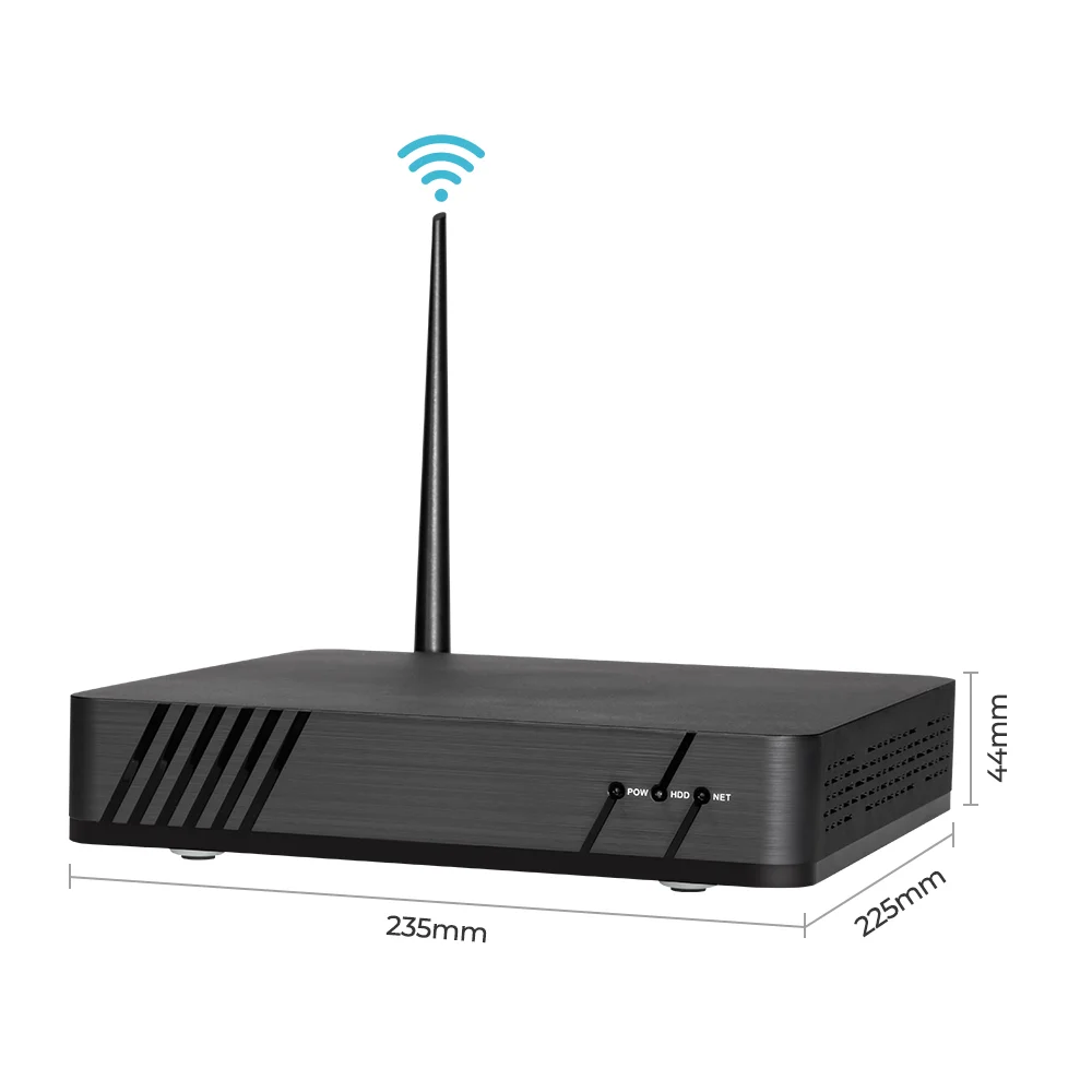 Home Outdoor Security Wireless Wifi Smart Camera Set Security CCTV IP Video Recorder Camera IP NVR 4Ch NVR System Kit 2023