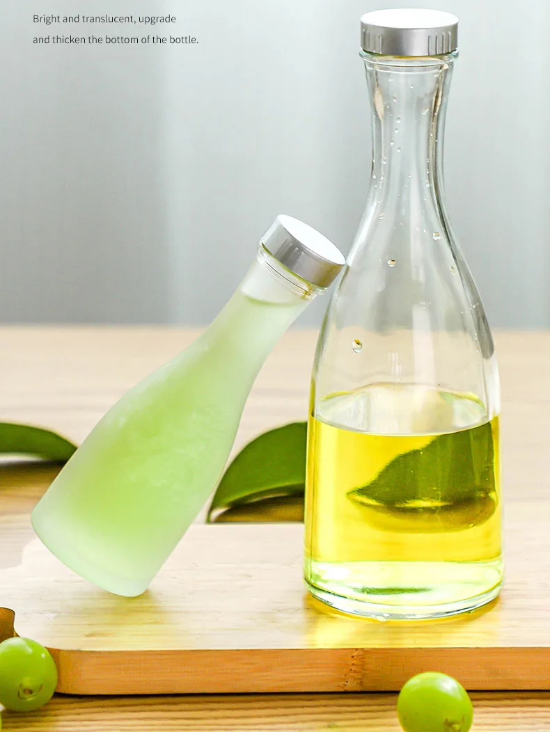 Wholesale Custom LOGO New Thickened Glass Empty Bottle Creative Wine Juice Glass Bottle