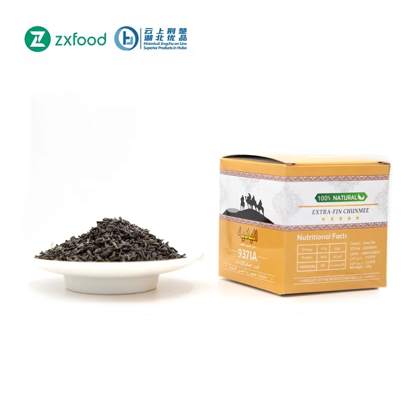 9371 extra quality chunmee green tea  from tea factory