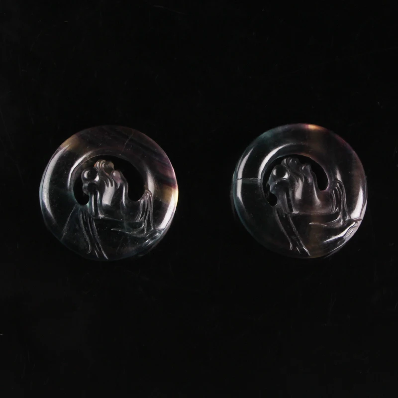 Competitive Price Colorful Fashion natural fluorite Pearl pendant