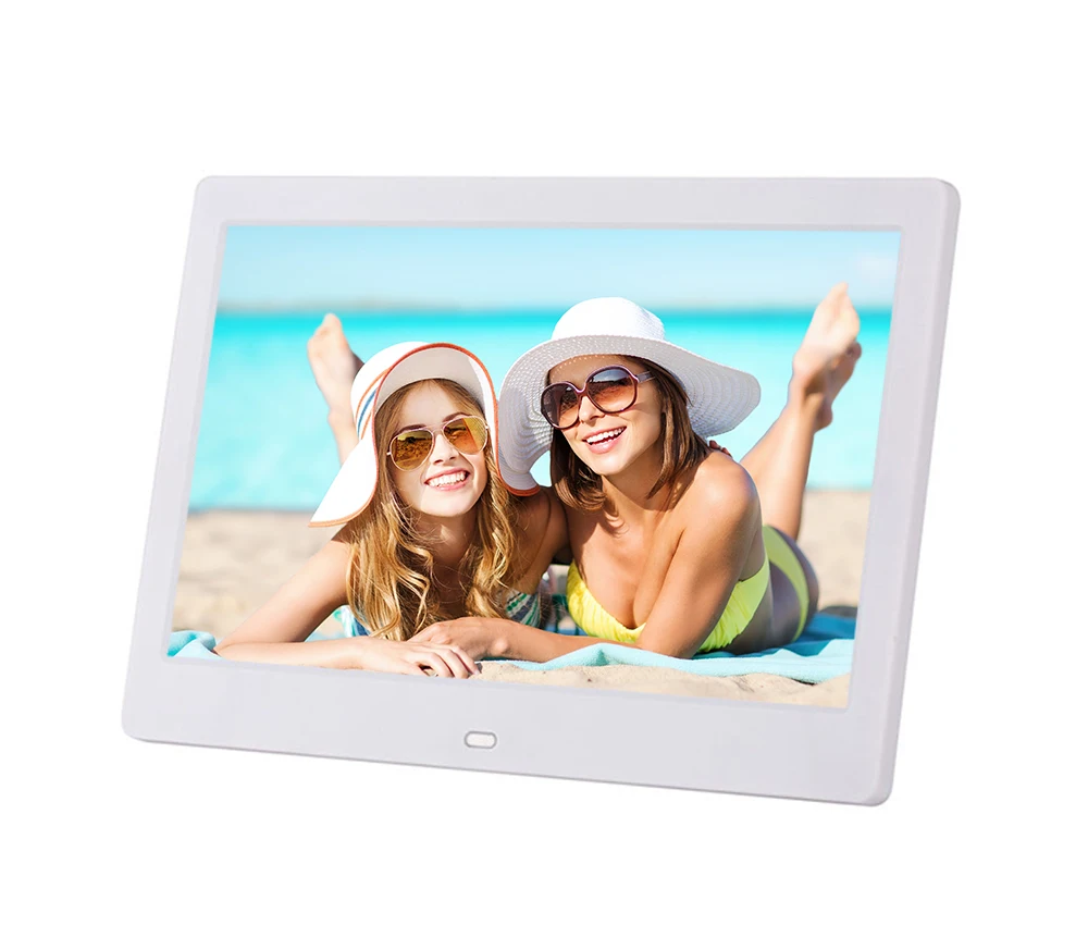 bulk digital frame LCD touch screen 10.1 inch Wifi digital photo frame supports APP to transfer photos/videos