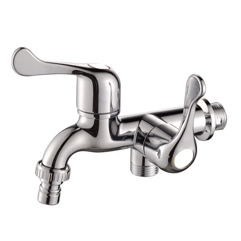 Factory Supply Low Price Water Tap Polished ABS Fast Open chrome bib tap