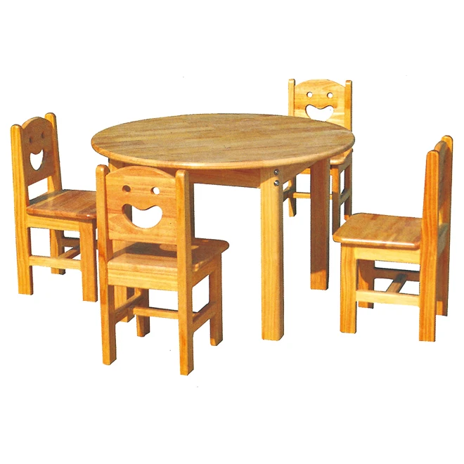 Детский письменный стол из массива дерева детская мебель обеденный для детского сада