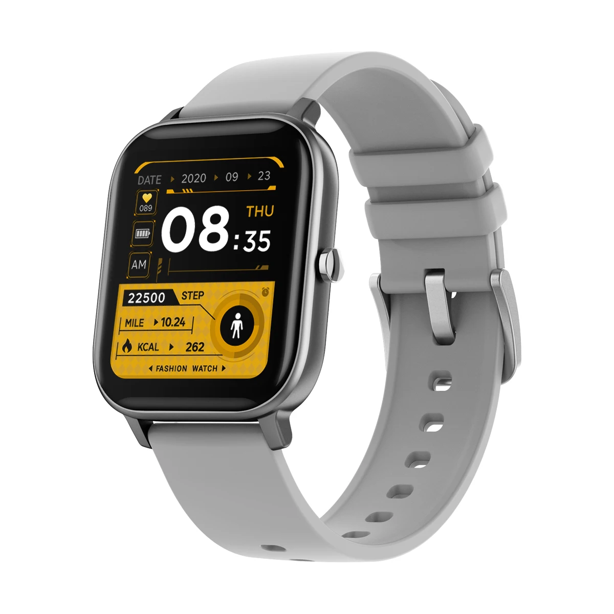 Multi-language support 2021 new arrival smart watch waterproof with blood pressure heart rate monitor date display for women man