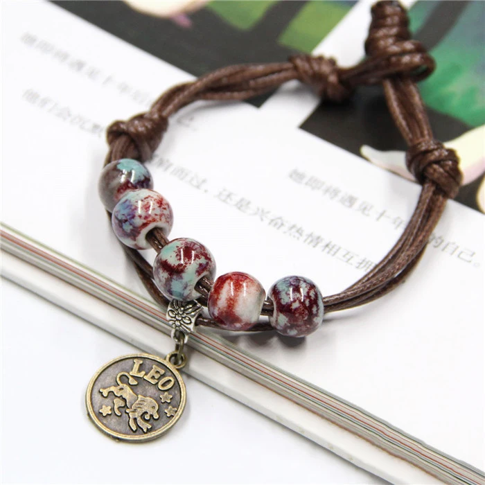 Ceramic Alloy Knitting 12 Jewelry Chinese Zodiac Bracelet