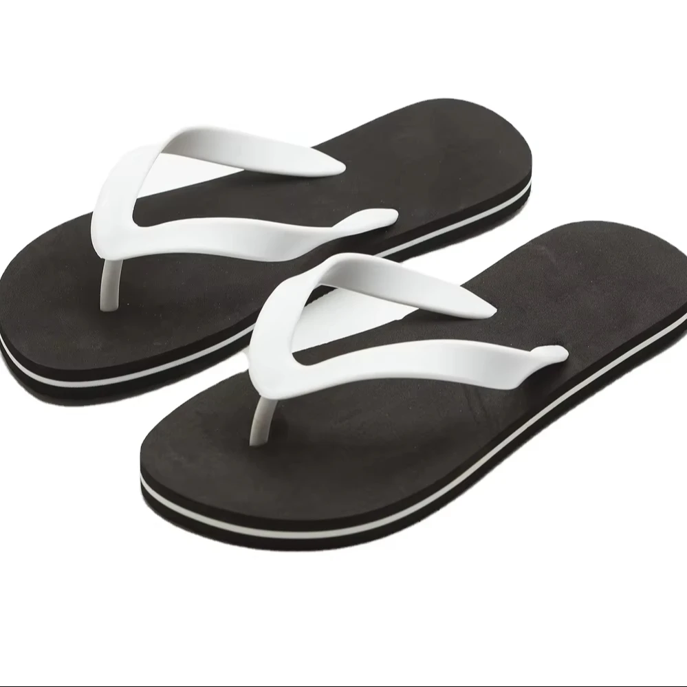 Three layer fit High Quality Various Size flip flop for women man EVA PVC strap waterpoof anti skid slipper for beach flip flop