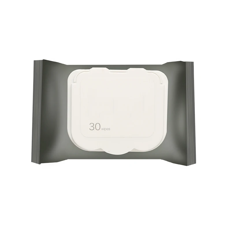 
PERFCT custom logo non-alcohol deep cleaning charcoal makeup remover wet facial wipes with black nonwoven 
