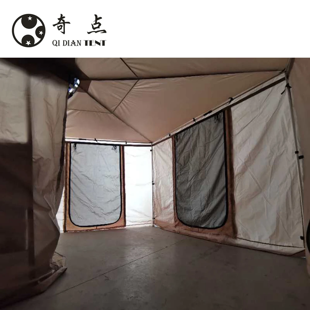 Cheaper price good quality Retractable awning tent for car 4x4 4wd foxwing awning tent 2.1m radius