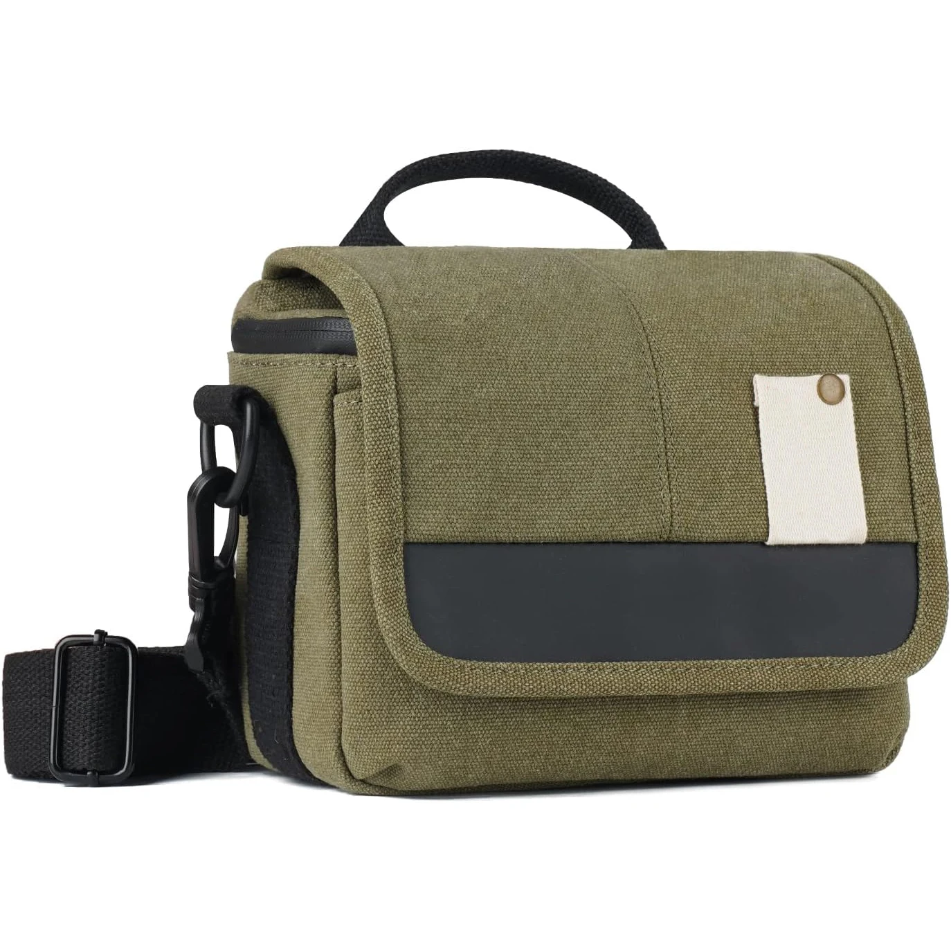 waterproof camera bag Small Mirrorless Camera Shoulder Bag Canvas Compact Camera Messenger Bag Case for Women and Men
