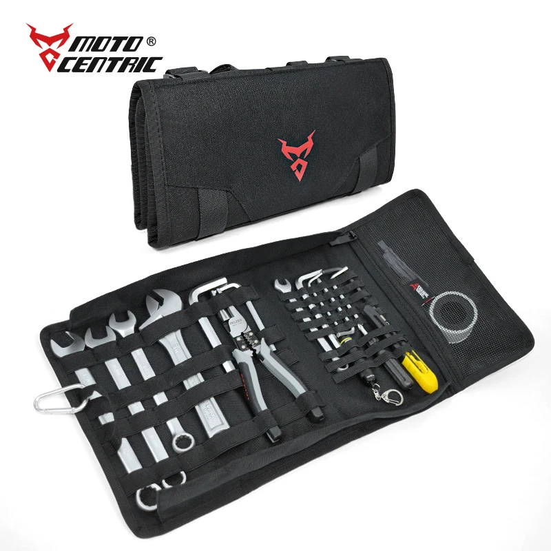 MOTOCENTRIC Motorcycle multi-function tool installation storage bag repair kit portable maintenance tool bag cycling bag