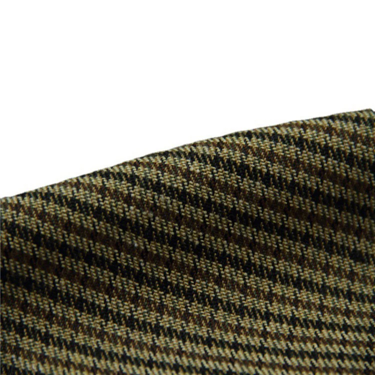 2024 Retro high waisted plaid skirt for women,comfortable  and slimming mid length skirt yarn dyed plaid  fabric