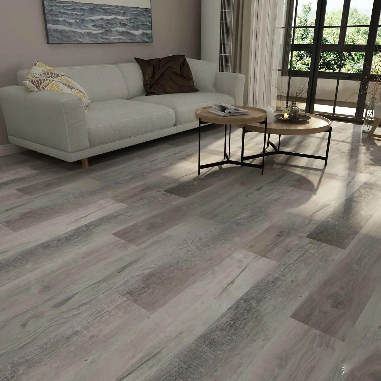 
5mm 6mm 8mm PVC Floor Luxury Rigid core piso flotante Vinyl Plank Waterproof SPC Flooring with UV Lacquered and Click System 