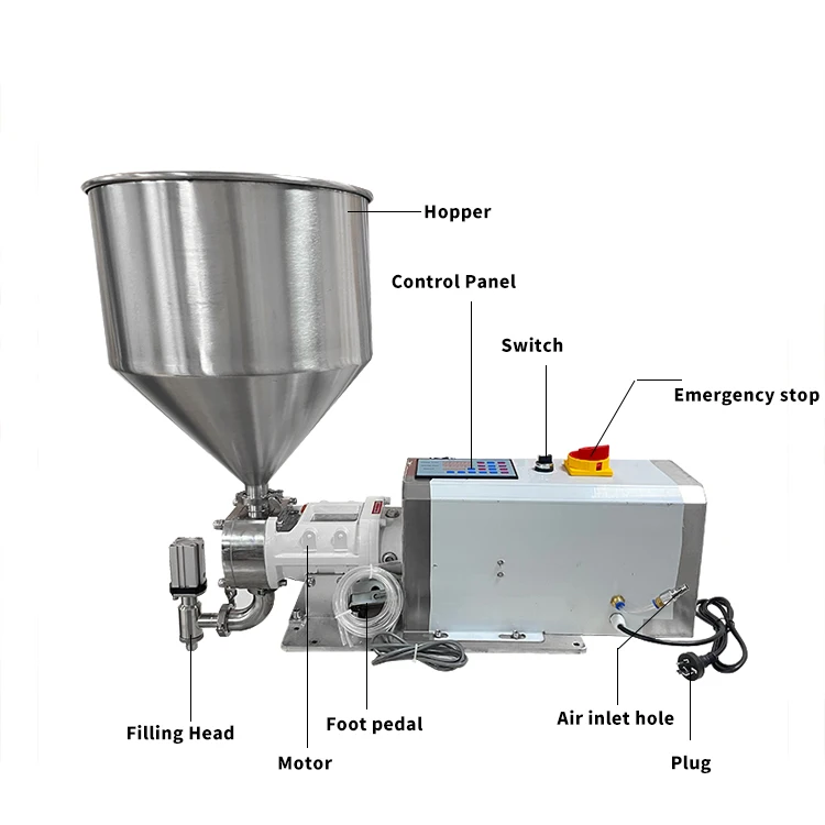 MAKWELL Automatic paste filling machine honey oil consumption granules chili sauce sesame paste quantitative filling machine