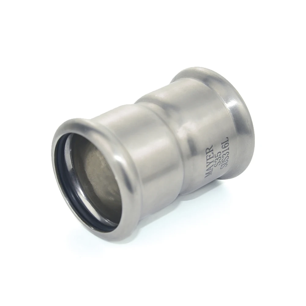 Factory Price 304 316L Stainless Steel pipe fitting Female Coupling M Profile Fitting for Clean Steam System