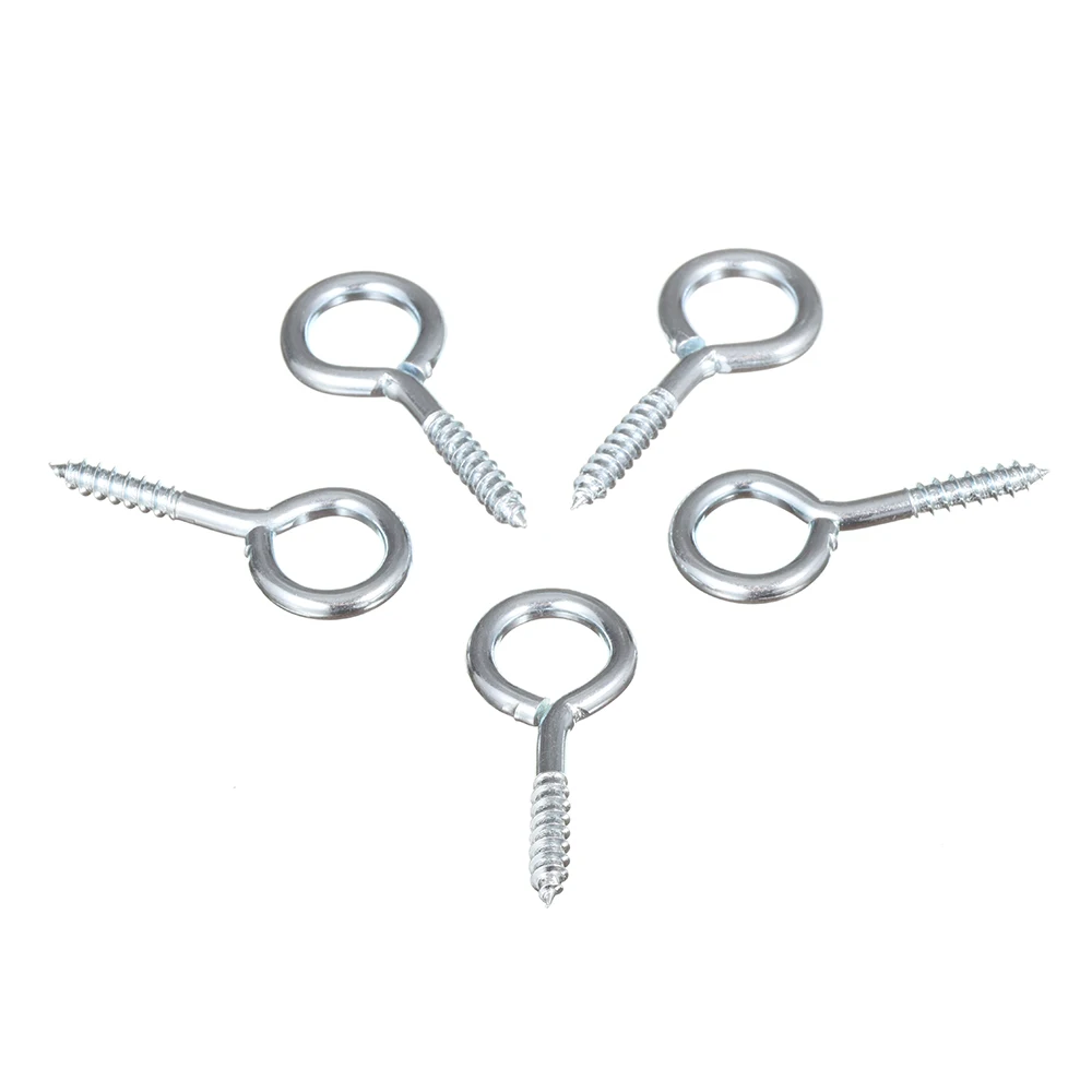 JIS ANSI GB DIN BS ISO GOST Standard 4mm 9mm 12mm Stainless Steel Self Tapping Wood Eye Hook Screw For Woodworking