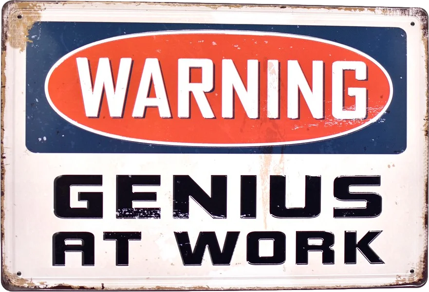 Warning Sweet Home Wholesale Design Embossed Vintage Metal Plate Printing Retro Poster Tin Sign Bar Garage Wall decor
