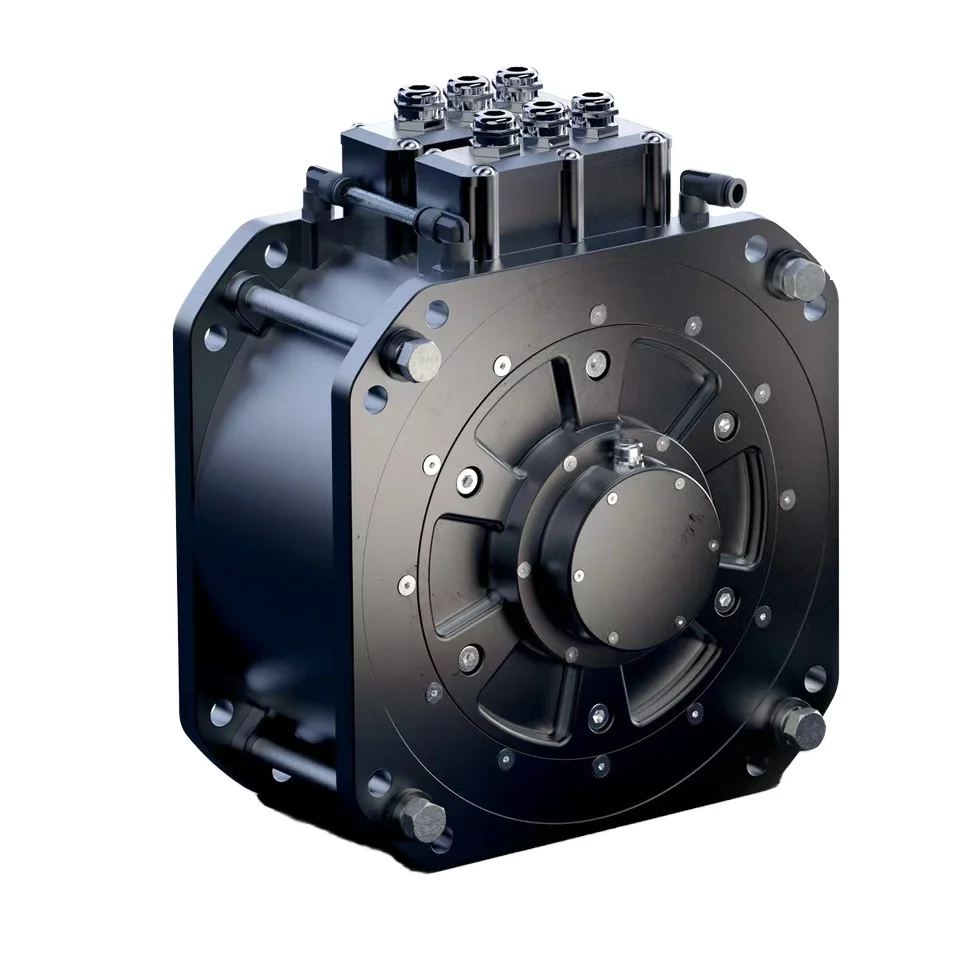 72V/96V/20KW/3200RPM DC Brushless Water-Cooled Synchronous Three-Phase Motor for Electric Hybrid Bike