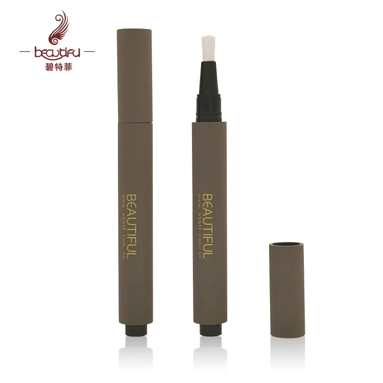 3ml empty grey soft tough aluminium/metal click pen for jewelry cleaning pen,lip brush pen,empty concealer pens