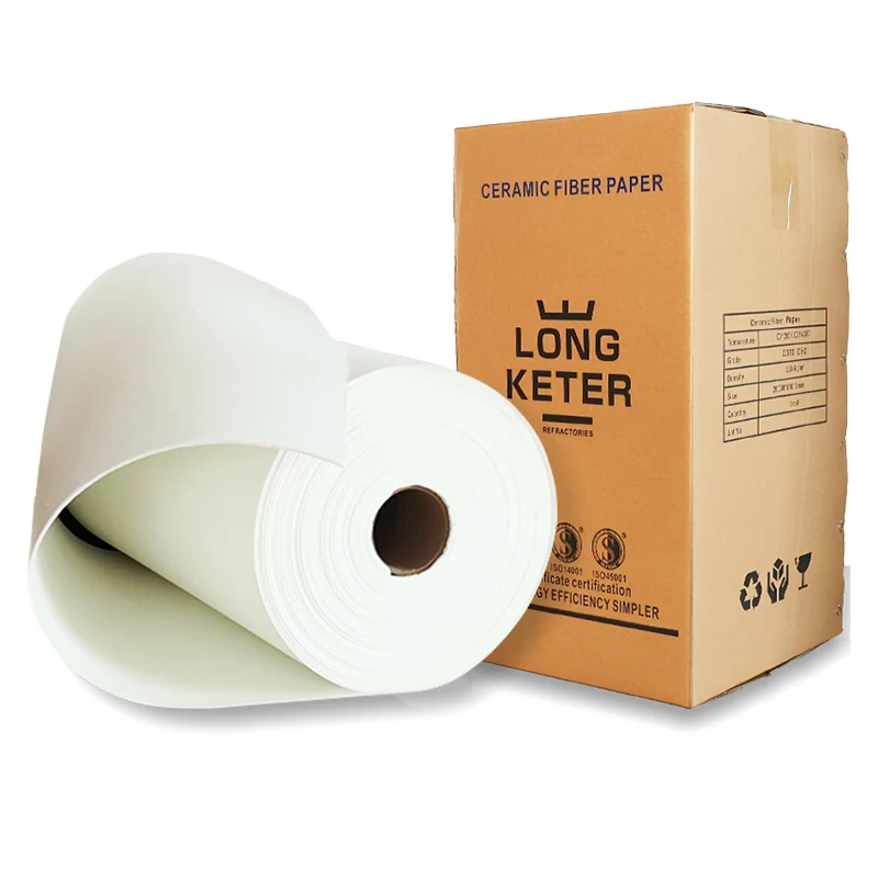 Manufacturer Supply White Insulation Thermal Paper 1260c Ceramic Fiber Paper
