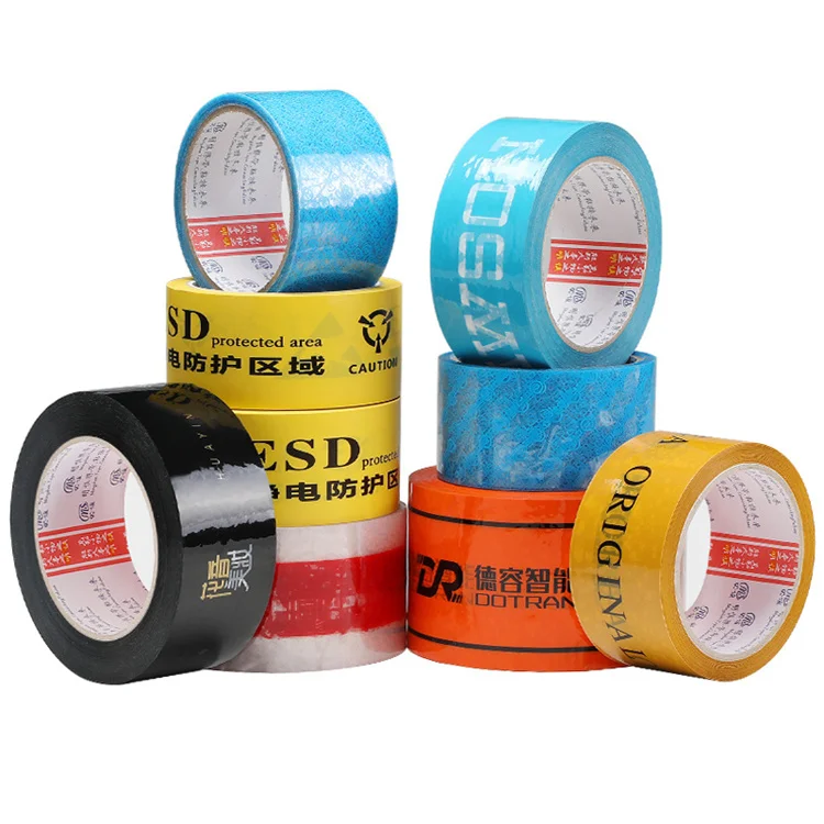 Adhesive Tape With Logo Strong Sticky Custom Printing Tape Custom Logo Printed OPP Self Adhesive Tape