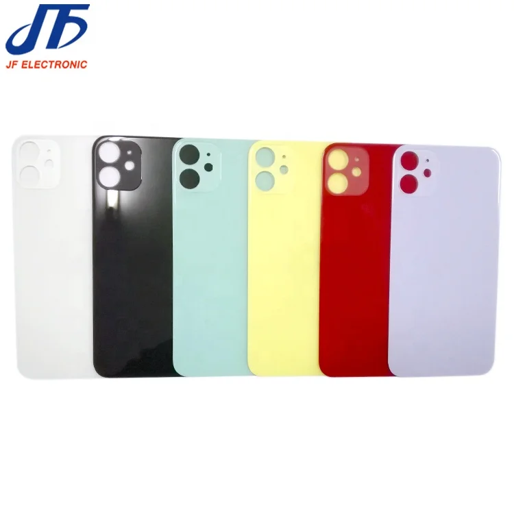  Заднее стекло для iPhone 11 Крышка батарейного отсека стеклянный корпус с большим отверстием iphone pro max