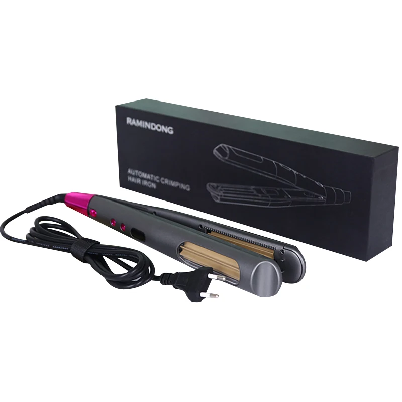 Professional Curling Iron Corrugated Wave Hair Crimper Crimping Irons Wavers Straighteners Flat Iron.