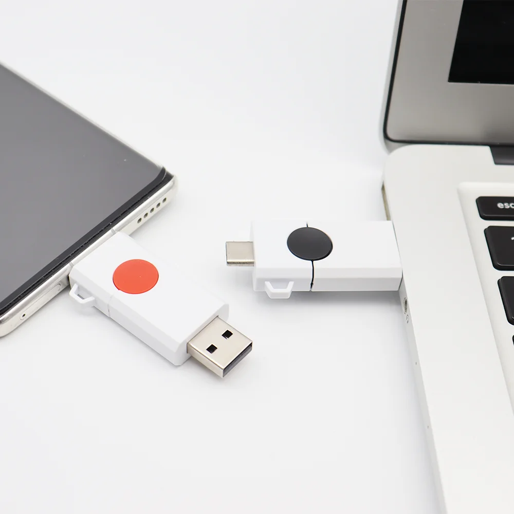 USKY type-c USB flash drive 16GB 32GB 64GB swivel wooden usb drive swivel key credit card pendrive LED USB flash drive