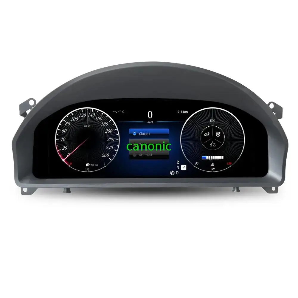 12.3Inch Digital Cluster LCD Dashboard speed Instrument for Mercedes-Benz C class  NTG4.0 NTG4.5 digital monitor