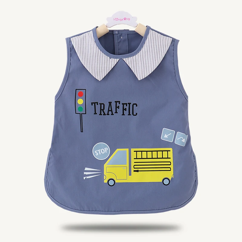 
OEM Cheap Wholesale Aprons Sleeveless Water Proof Baby Bibs Double Sided Bibs Whit Logo 