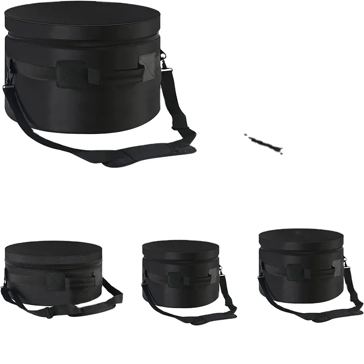 Free sample New Product 1680D Black Durable Portable Dustproof Drum Bag Case Bass Drum Bag With Adjustable Shoulder Strap