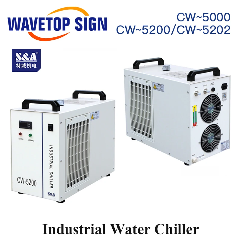  Промышленный Воздушный водяной охладитель WaveTopSign S & A CW5000 CW5200