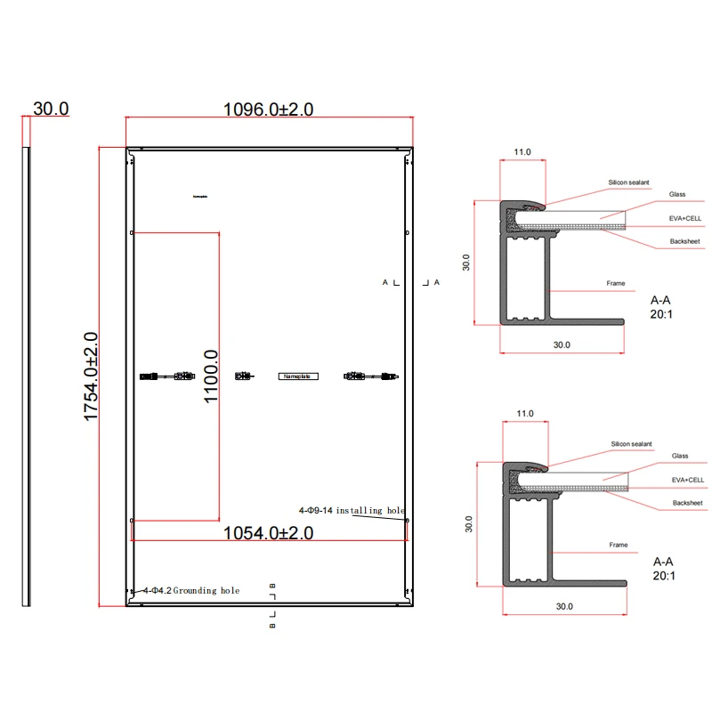 Personalized Customization DIY All Black 210HJT PV Module 24BB Mono HJT Solar Panel