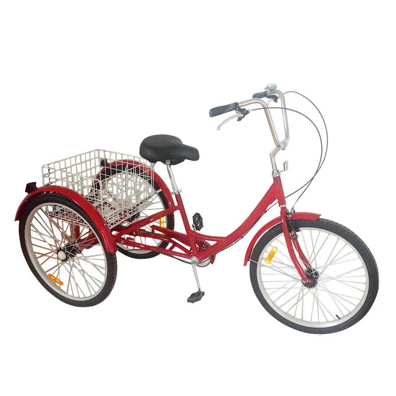 2021 hot sale 16 inch aluminum frame and fork three wheels bicicleta adult food cargo tricycles / cheap tricycle 3 wheel bike