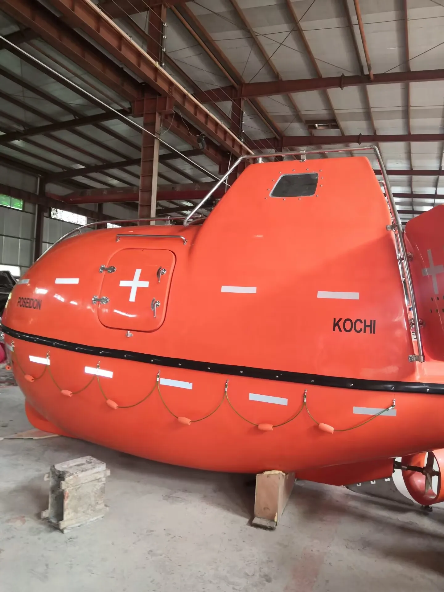 Судовой спасательный катер на 6 человек, Solas, одобрен F.R.P fast, 4 м