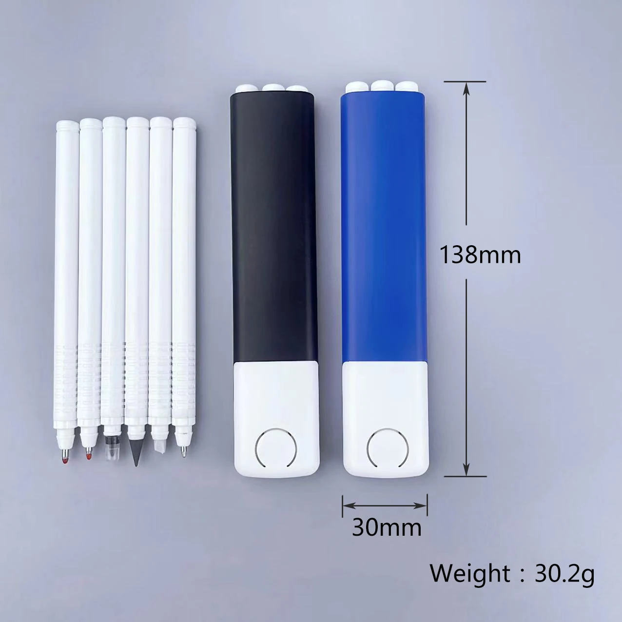 3 in 1 pen set Glue Cutter Gel Ink Marker Ball Pen with printed customer brand OEM logo