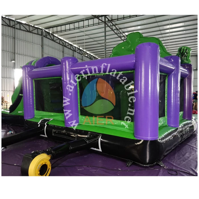 combo slide inflatable jumper bounce jumping bouncy castle inflatable bounce house with water slide