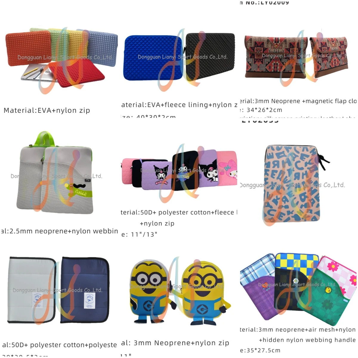 SMETA Factory Custom LOGO Neoprene Bear iPad Sleeve Fun iPad case designs padded Table Sleeve Cute iPad Air Pouch 9 10 inch