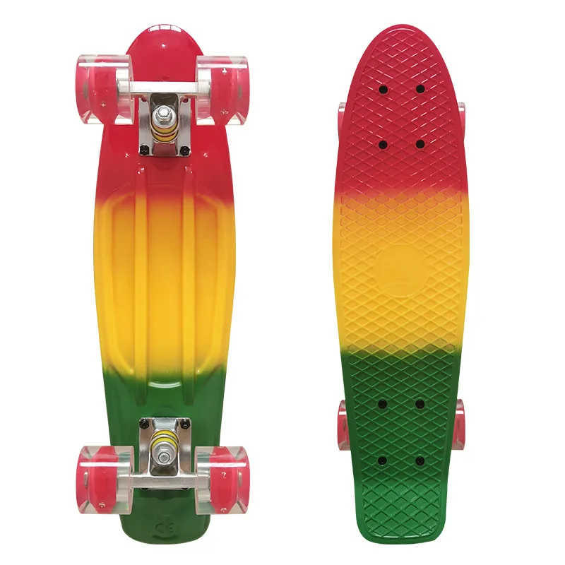 Penny board cruiser 22 inch Custom Design Deck Wheel Pattern Standard Skate board complete safety skate board